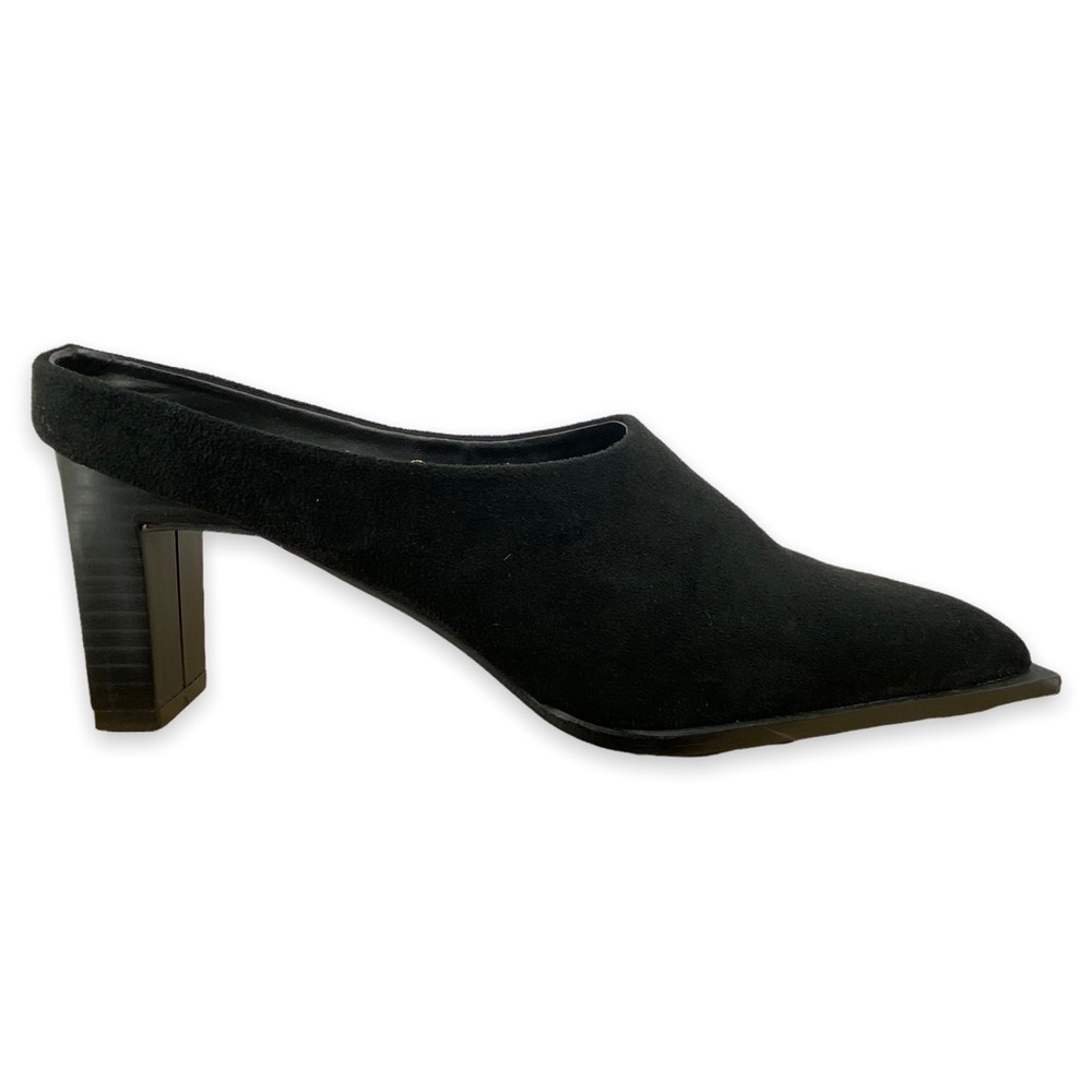 Lulus Zelah Square Toe Block Heel Mules NWOB Size 8.5